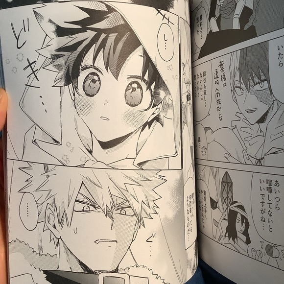 Bakugou x Izuku Deku Midoriya Yaoi Doujinshi Moment of Transparency Mipple Nao - Picture 5 of 10